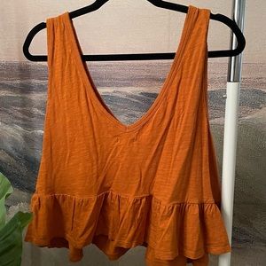 Orange Wild Fable Crop Top